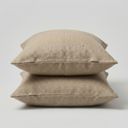 Taies d'Oreiller en Lin Naturel — Lot de 2